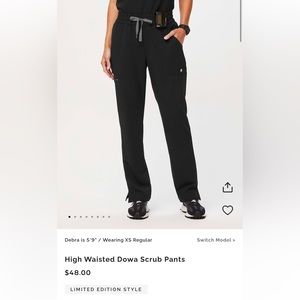 FIGS high waisted Dowa scrub pants